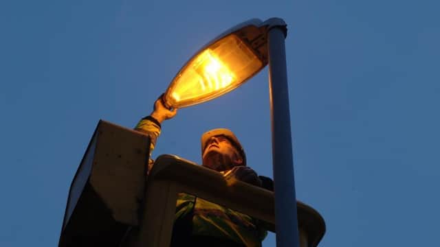 Street lights could soon be dimmed across the county after 8pm
PHOTO Leicestershire County Council