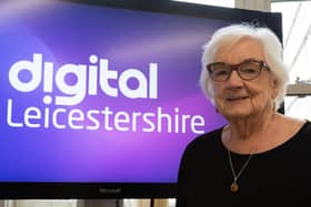 Councillor Pam Posnett launches the GigaBit digital revolution in Leicestershire