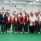 The Melton team are pictured at their game with Bromsgrove.