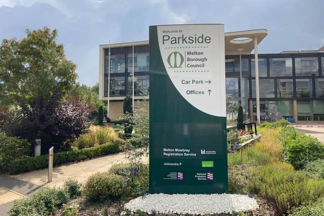 Melton Borough Council's Parkside offices