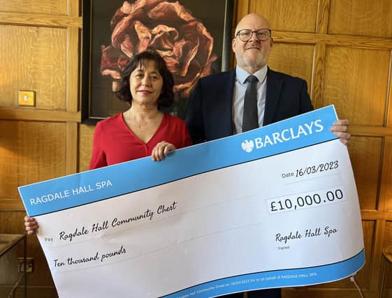 Ragdale Hall Spa managing director, Hugh Wilson, launches The Ragdale Hall Spa Community Chest funding scheme