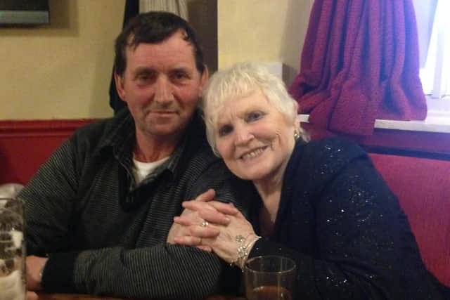 The late Jacky Flavell with her husband, Peter
