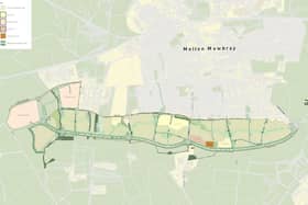 The route of the proposed south link to Melton's MMDR which is not viable to build at present according to a new council report