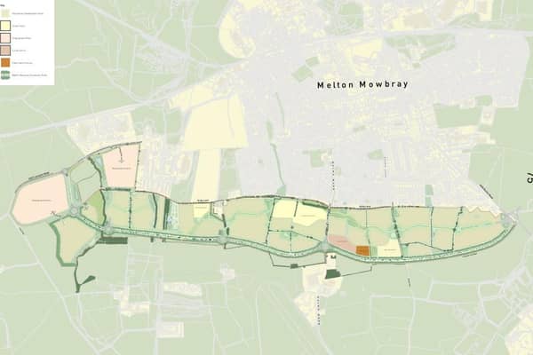 The route of the proposed south link to Melton's MMDR which is not viable to build at present according to a new council report