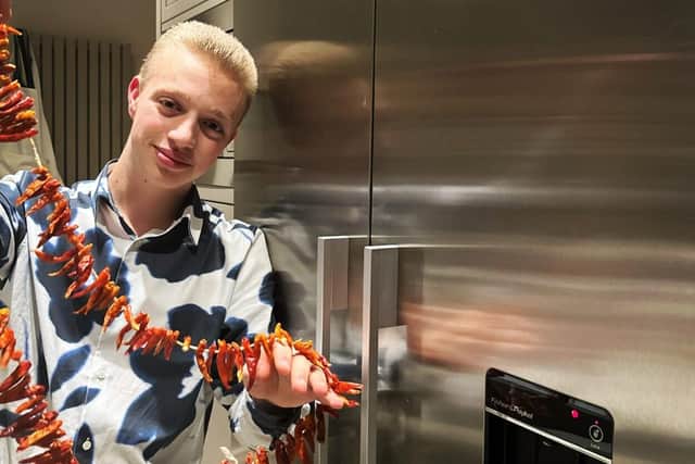 Alfie and his Turkish dried chillies