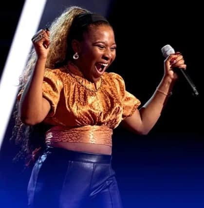 Shekinah 'Shaka' Macfarlane celebrates being chosen by Olly Murs after singing on The Voice UK
