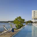 The seawater infinity pool at the Radisson Collection Grand Hotel Brioni Pula (photo: Matthew Shaw)