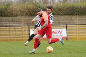Ryan Calver - final goal for Melton on Monday.