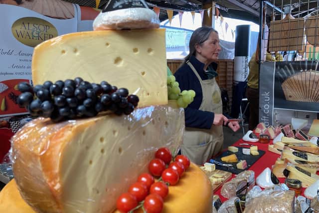 One of the traders at last year's Artisan Cheese Fair in Melton