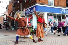 A scene from last year's Arts Fresco show in Melton town centre