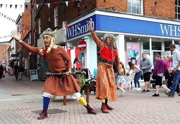 A scene from last year's Arts Fresco show in Melton town centre