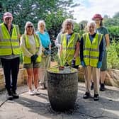 Melton In Bloom volunteers working in the Sensory Garden at Melton Country Park
