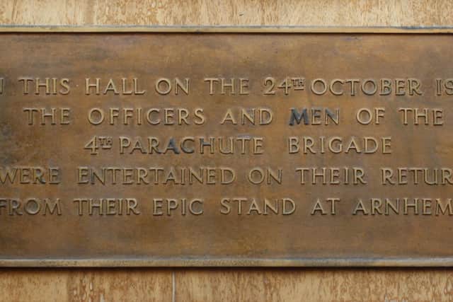The memorial at the Corn Exchange