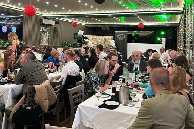 The presentation for last year's Melton BID Business Awards at The Harboro