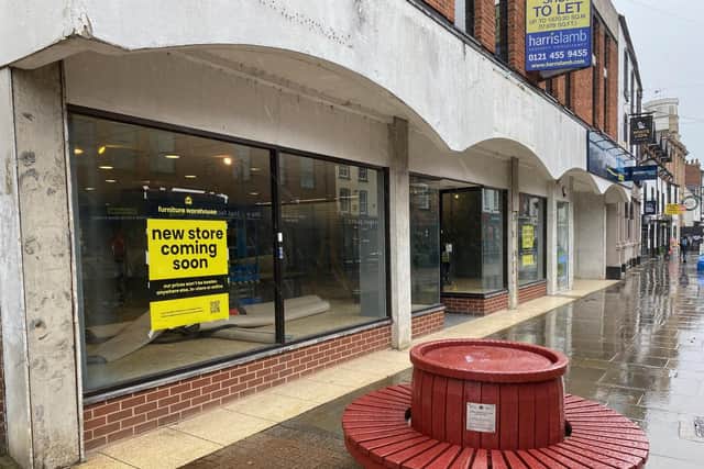 The vacant unit in Nottingham Street, Melton, where The Furniture Warehouse will open from next month