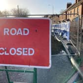 An emergency road closure has been implemented