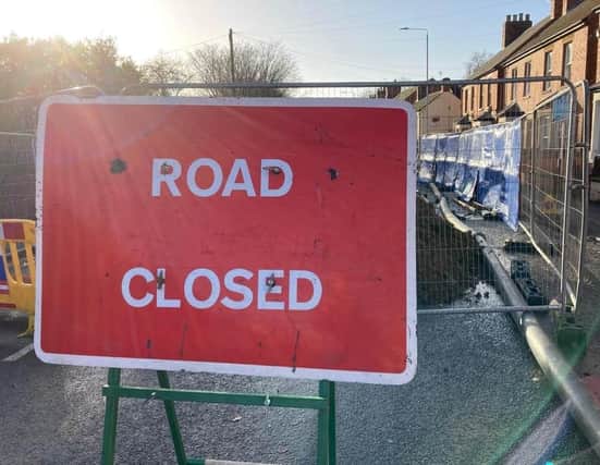 An emergency road closure has been implemented