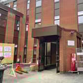The entrance to the East Midlands Planned Care Centre Credit: LDRS