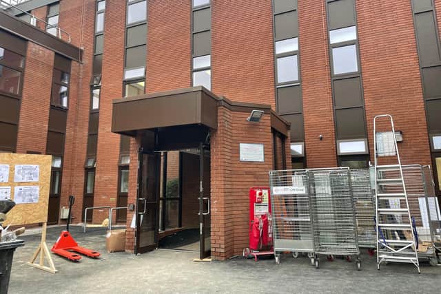 The entrance to the East Midlands Planned Care Centre Credit: LDRS