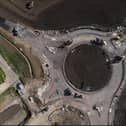 Roundabout 2 for the NEMMDR scheme on Scalford Road, Melton
