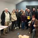 Defibrillator training night at Melton Tennis Club.