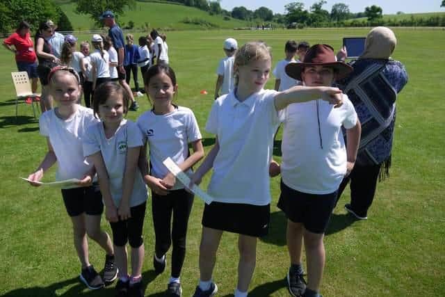 Children enjoying a Belvoir Cricket and Countryside Trust session last summer