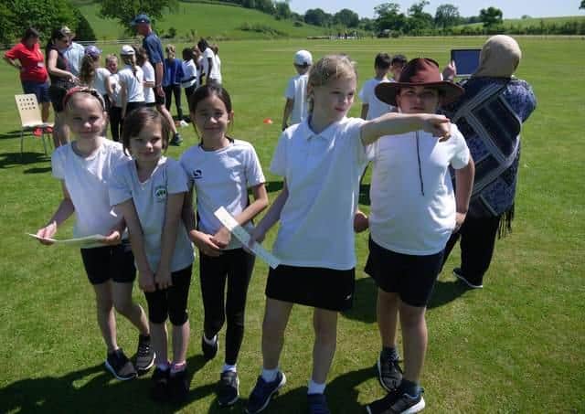 Children enjoying a Belvoir Cricket and Countryside Trust session last summer