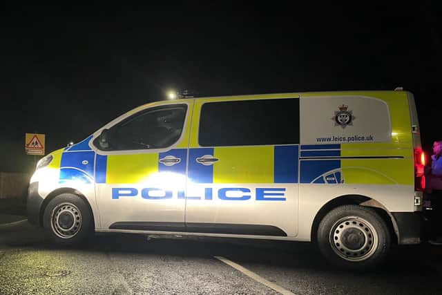 The police stand-off in Blakeney Crescent
Photo George Icke