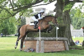 Willa Newton on Hartacker at Belsay.