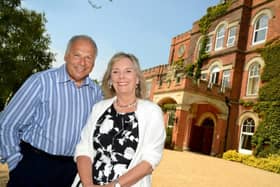 Michael Isaacs and Penny Nesbitt - they are selling Ragdale Hall Spa after running it for 35 years