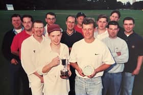 Phil Greaves celebrates more cricket success