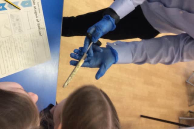 Long Clawson pupils learn how Stilton cheese is graded at their workshop
