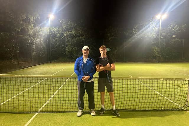Hamilton's men's singles finalists.