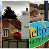 From left, Age UK Gloucester House, The Edge community centre and Melton Country Park visitor centre