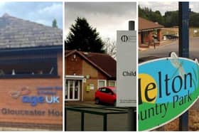 From left, Age UK Gloucester House, The Edge community centre and Melton Country Park visitor centre