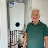 The Warm Homes project was able to fully fund the installation of first-time gas central heating in Noel's home