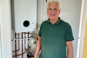 The Warm Homes project was able to fully fund the installation of first-time gas central heating in Noel's home