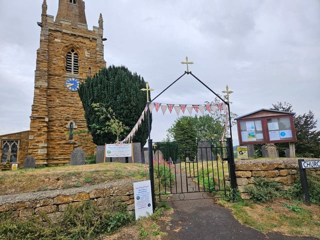 St Denys Church Eaton decorated for the 'World War 2 Remembered' Exhibition. Photo: S F Bradley