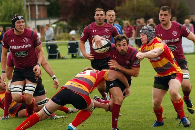 Chris Rose was among the try scorers in the win over Rushden and Higham.
