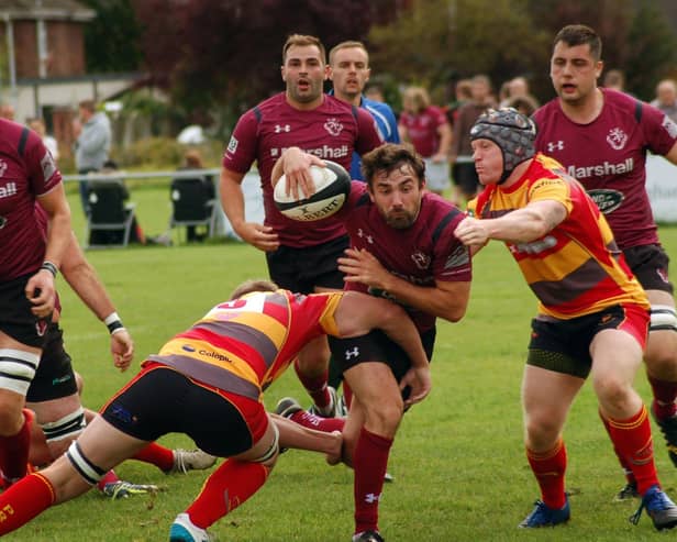 Chris Rose was among the try scorers in the win over Rushden and Higham.
