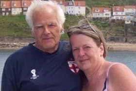 Gerry Bell, who is planning to do a charity wing walk, pictured with wife, Christine
