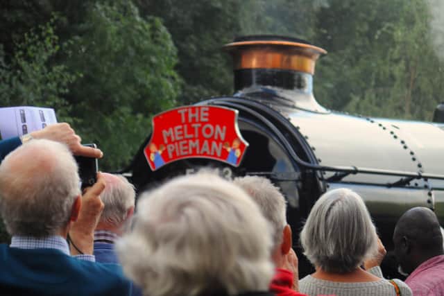The Melton Pieman steam train at the town station
PHOTO Paul Davies
