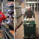 Volunteers with Rutland Community Fridges collect surplus food so it can used by locals instead of going to waste
