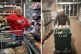 Volunteers with Rutland Community Fridges collect surplus food so it can used by locals instead of going to waste