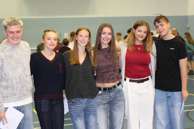 GCSE students celebrate their results at Long Field Spencer Academy