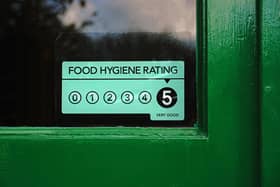 Food hygiene ratings have been revealed across the region