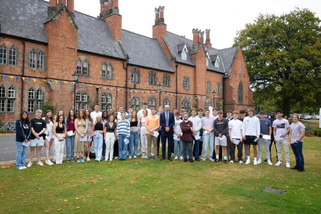 Ratcliffe College students celebrate top A-level grades