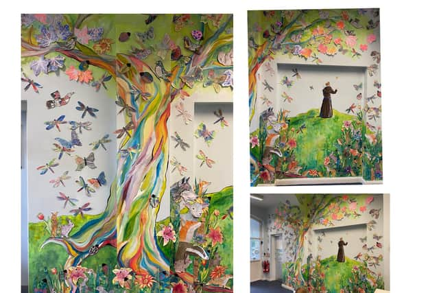 The new mural at St Francis Primary School in Melton