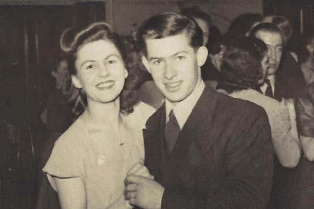Peter and Marjorie Dalton enjoying a dance in the late 1940s