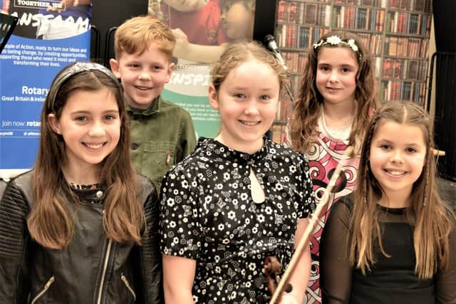 Entrants in the junior section for the Melton heat of the Rotary Young Musician contest